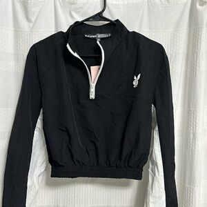 Playboy missguided windbreaker half zip